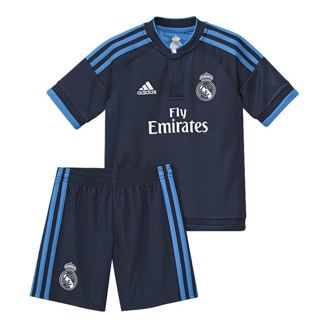 Kit Junior Real Madrid Third 2015/2016 - Cliquez sur l'image pour la fermer